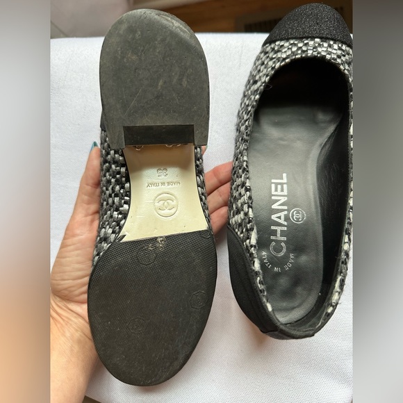 Chanel tweed block heel pumps - Picture 10 of 14